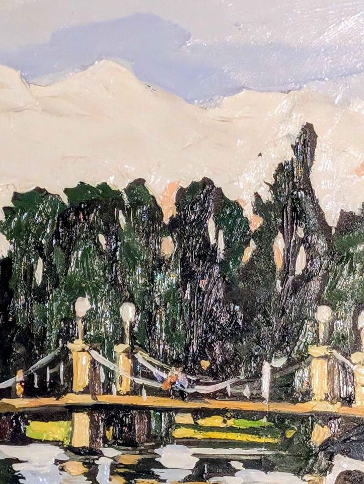 Robert Roy, Oil Painting "Oiseaux Sauvages au Centreville" - Quebec/Candian Art