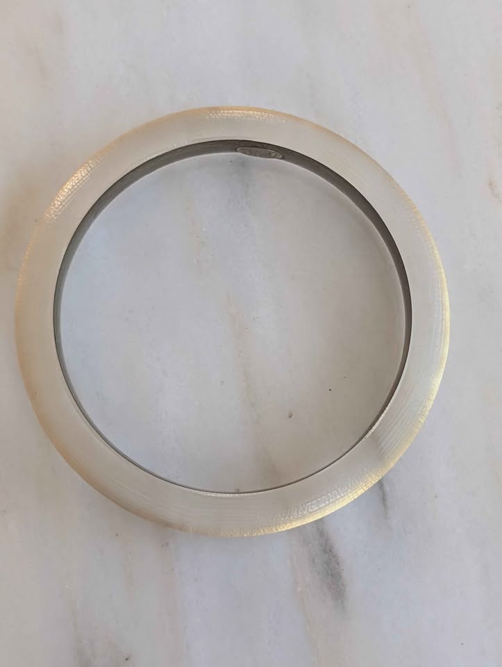 Vintage Alexis Bittar Gold Lucite Bangle