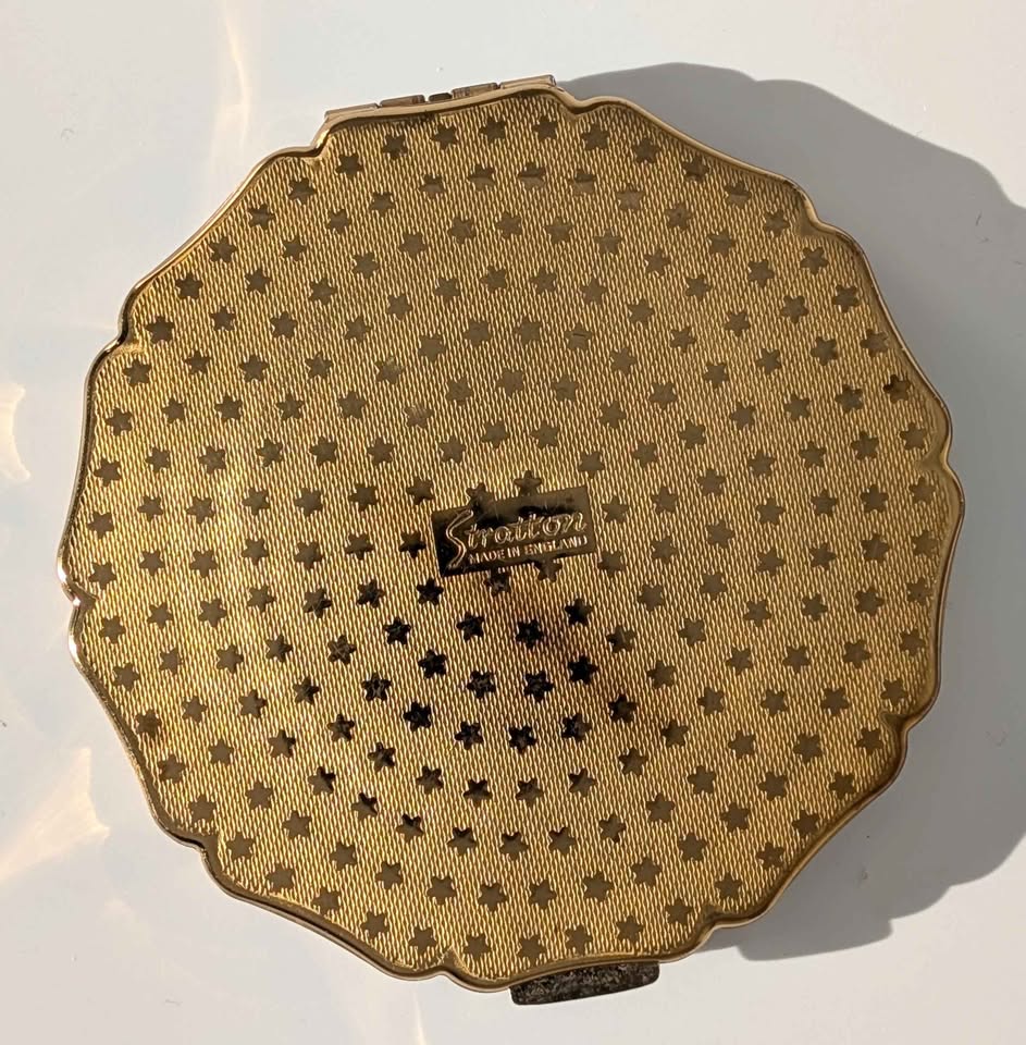 Stratton of England Green Powder Compact