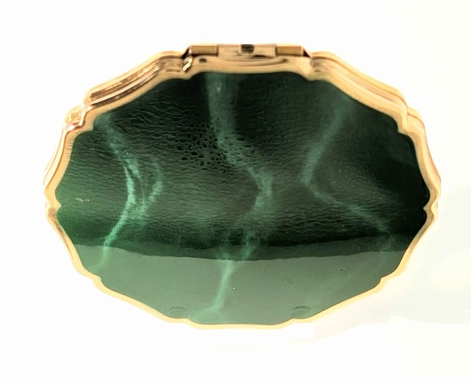 Stratton of England Green Powder Compact