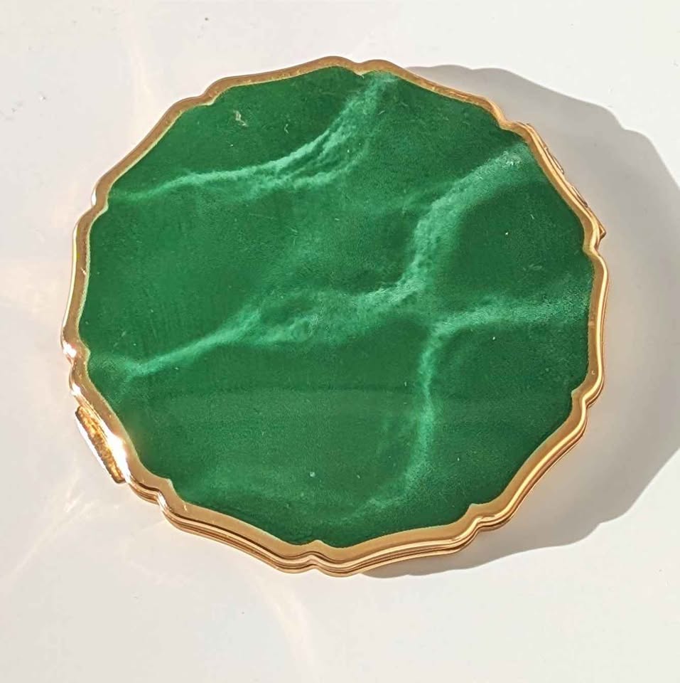 Stratton of England Green Powder Compact