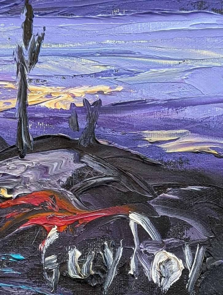 Guy Roy, Colourful Oil Painting - Quebecois /Canadian Art