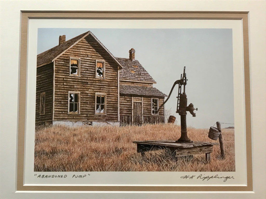 H. R. Ripplinger, Framed Pair of Prairie Art Prints