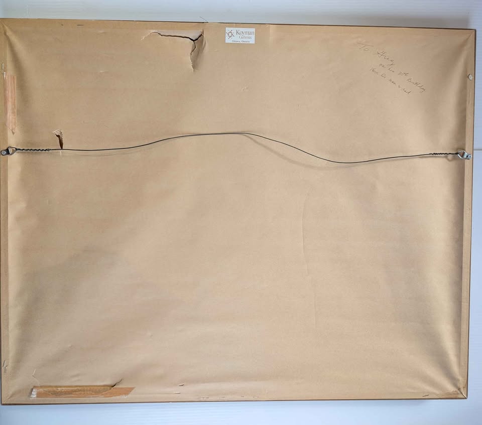 Jack Reid Lithograph in Gallery Frame (Artwork 18x24)