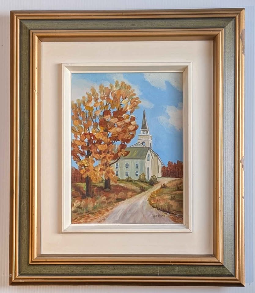 "Septembre a Neubois"  Jeanne Hafner Oil Painting - Canadian Art