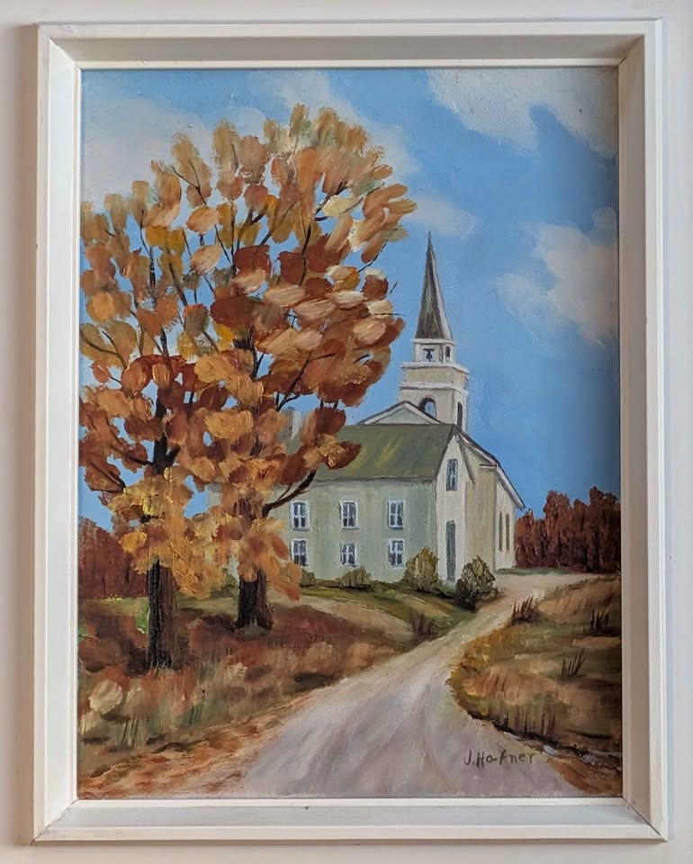 "Septembre a Neubois"  Jeanne Hafner Oil Painting - Canadian Art