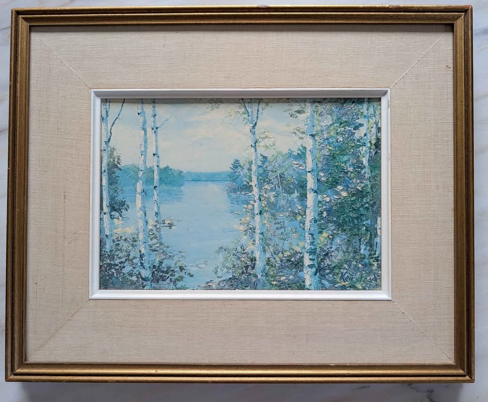 James Keirstead, "Kawartha Lake", Textured Print on board - Canadian Art