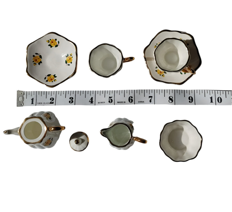 RARE Children's tea set - 7 pc set Sandford Miniature Tea Set