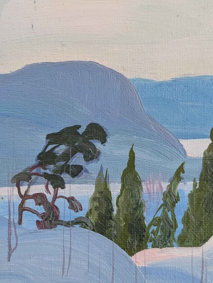 Graham Noble Norwell, "North Shore, St Lawrence" RARE Oil Painting