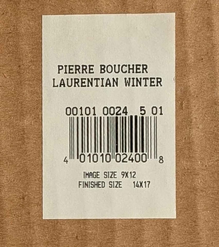 Pierre Boucher, "Laurentian Winter" Gallery Art Print - Canadian Art