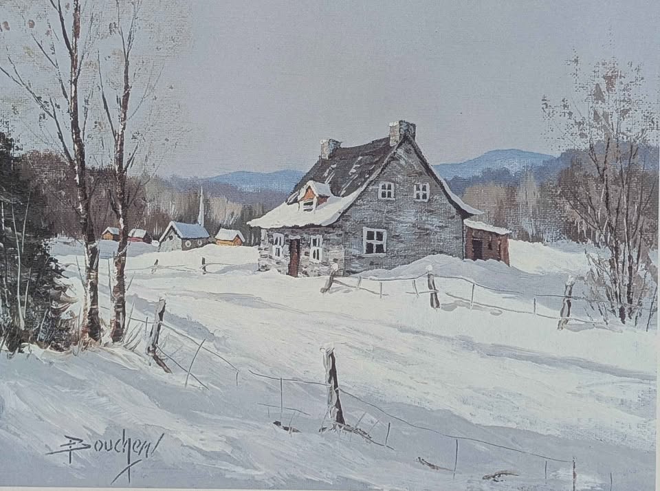 Pierre Boucher, "Laurentian Winter" Gallery Art Print - Canadian Art