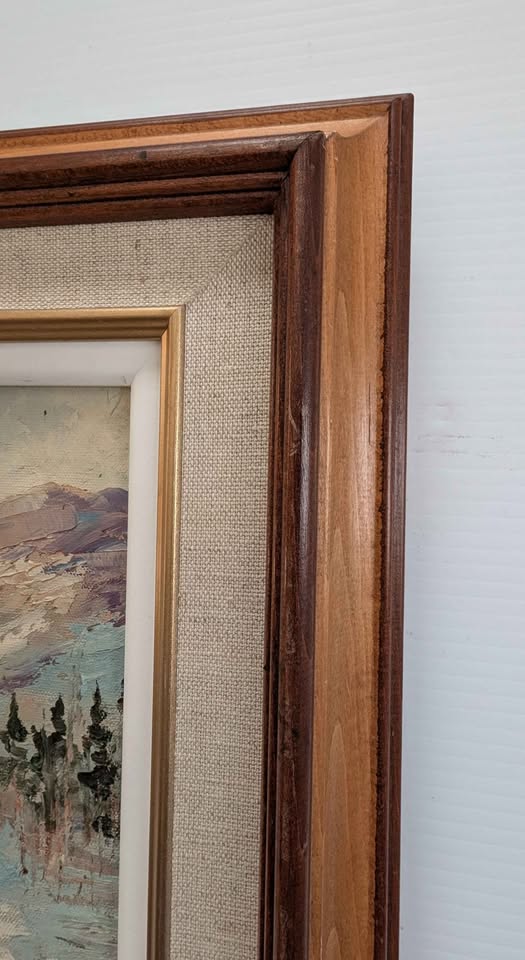 Walter Pranke, Original Oil Painting of Winter Landscape - Canadian Art