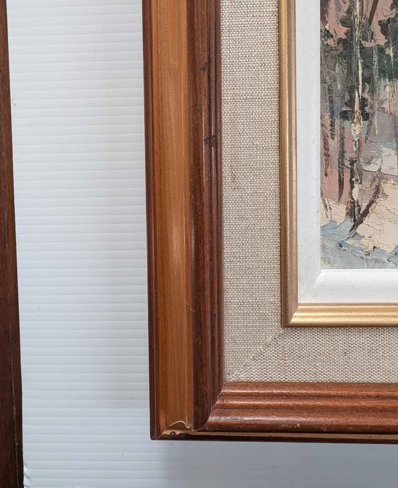 Walter Pranke, Original Oil Painting of Winter Landscape - Canadian Art