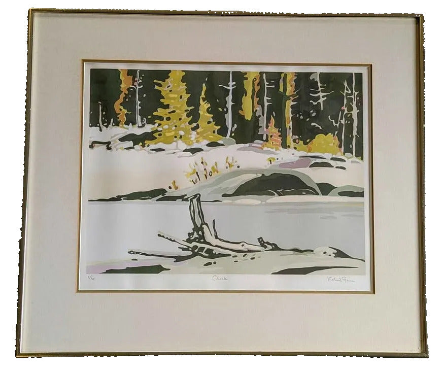 Robert Genn, "Creek" Signed Serigraph #1/34