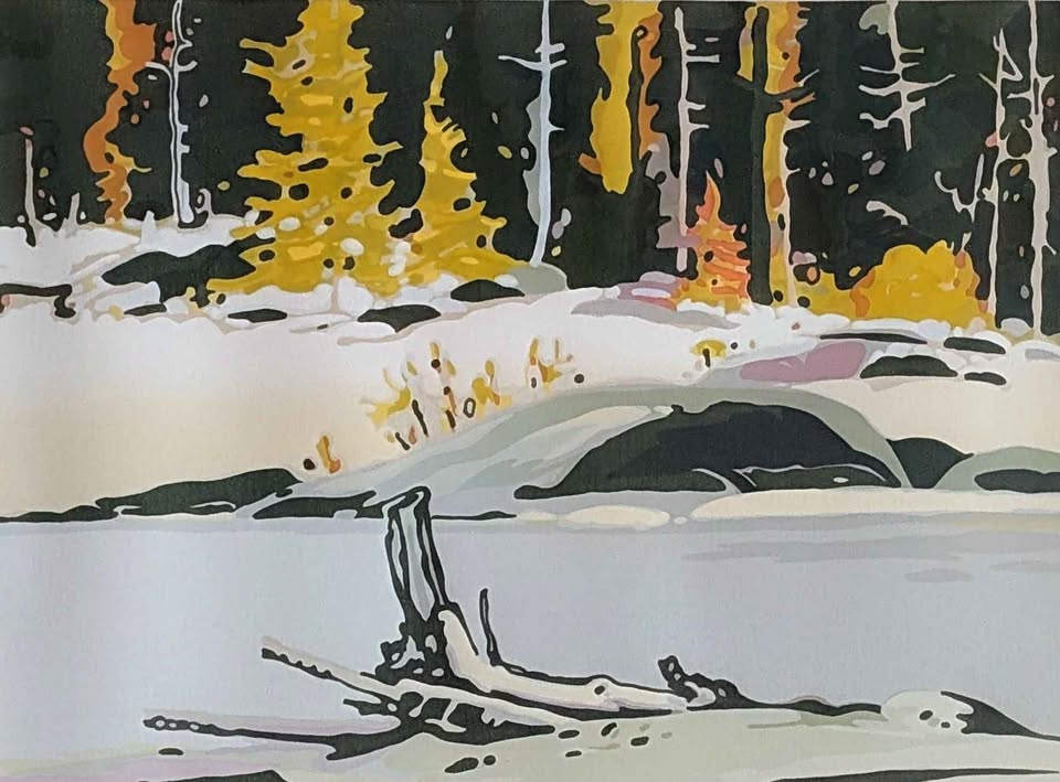 Robert Genn, "Creek" Signed Serigraph #1/34