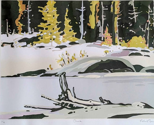 "Creek" Robert Genn Signed Serigraph #1/34