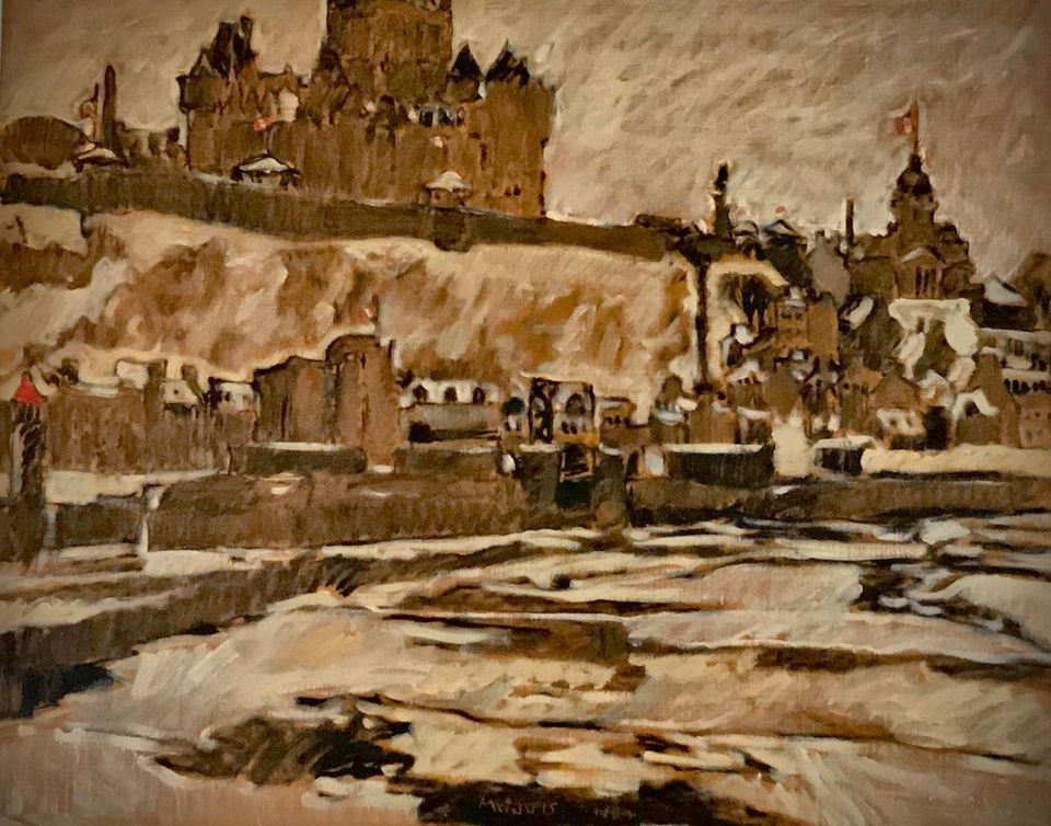 Robert F.M. McInnis Large Oil Painting (42" x 36")