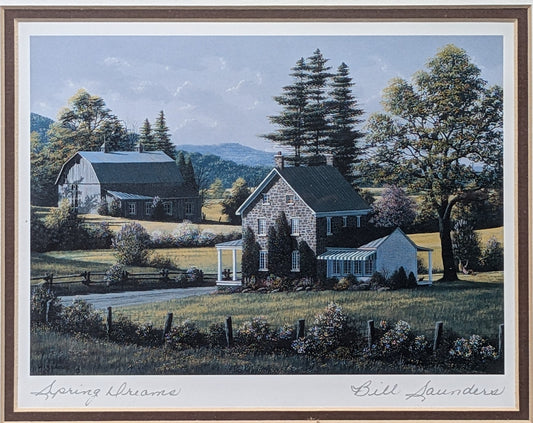 William (Bill) Saunders, 2 Art Prints in Koyman Gallery Frames - Canadian Art