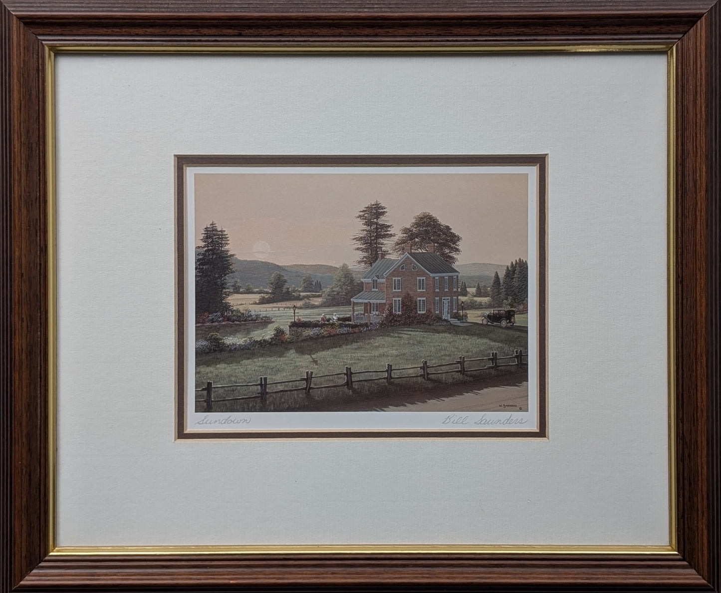 William (Bill) Saunders, 2 Art Prints in Koyman Gallery Frames - Canadian Art