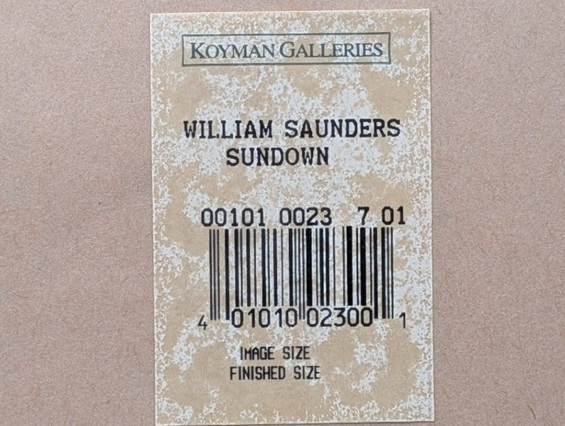 William (Bill) Saunders, 2 Art Prints in Koyman Gallery Frames - Canadian Art