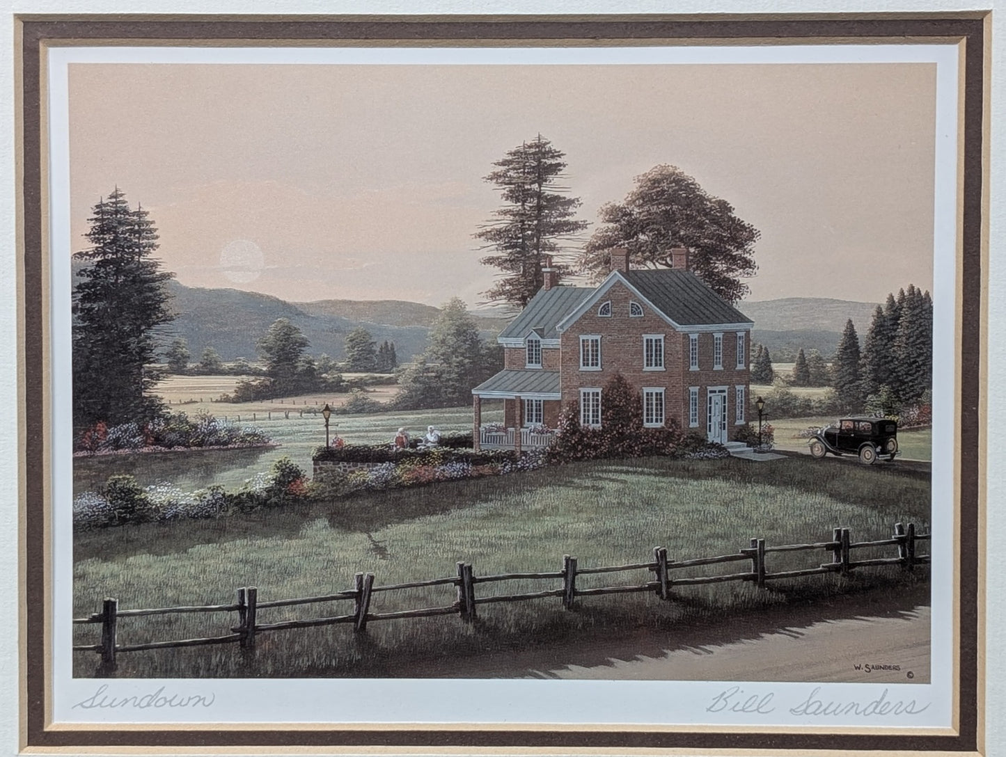 William (Bill) Saunders, 2 Art Prints in Koyman Gallery Frames - Canadian Art