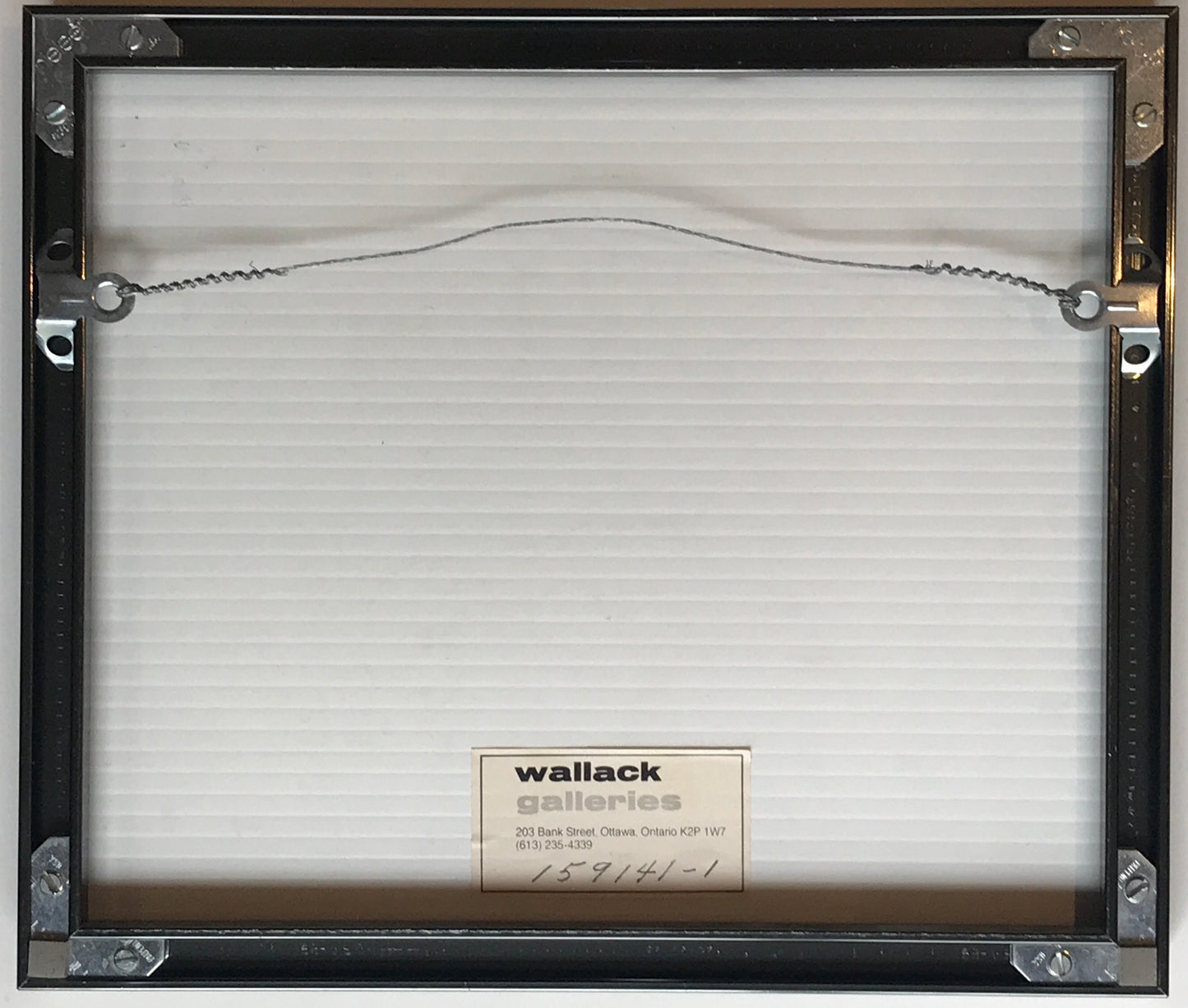 Seascape Watercolour Painting in Ottawa's Wallack Galleries Frame