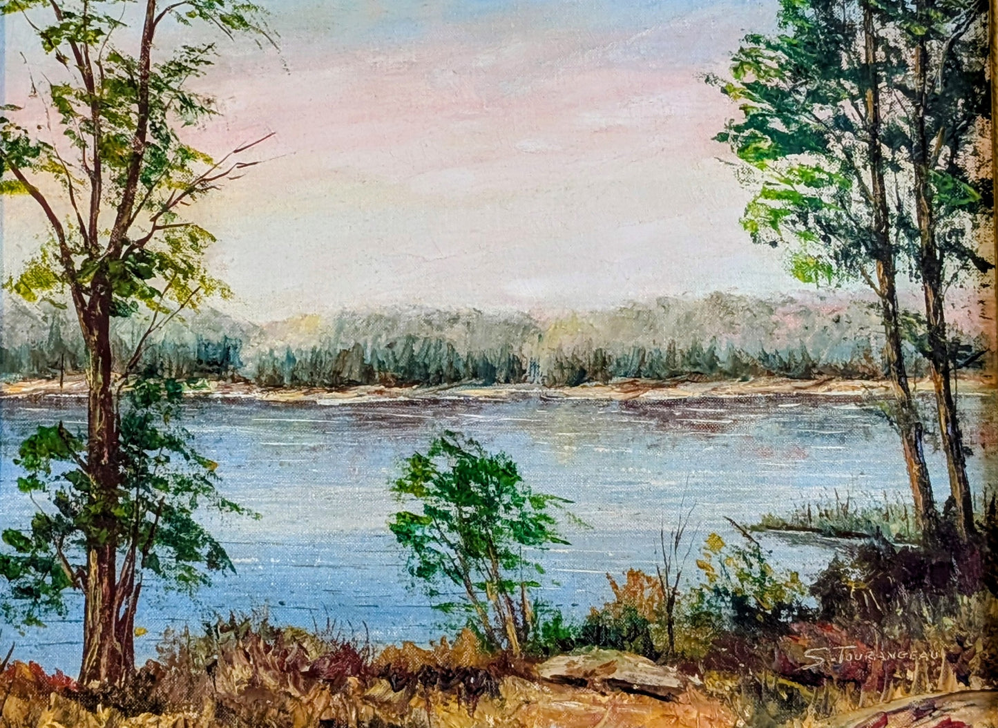 Landscape Painting by Ottawa Valley Artist, Stan Tourangeau (1917-1996)