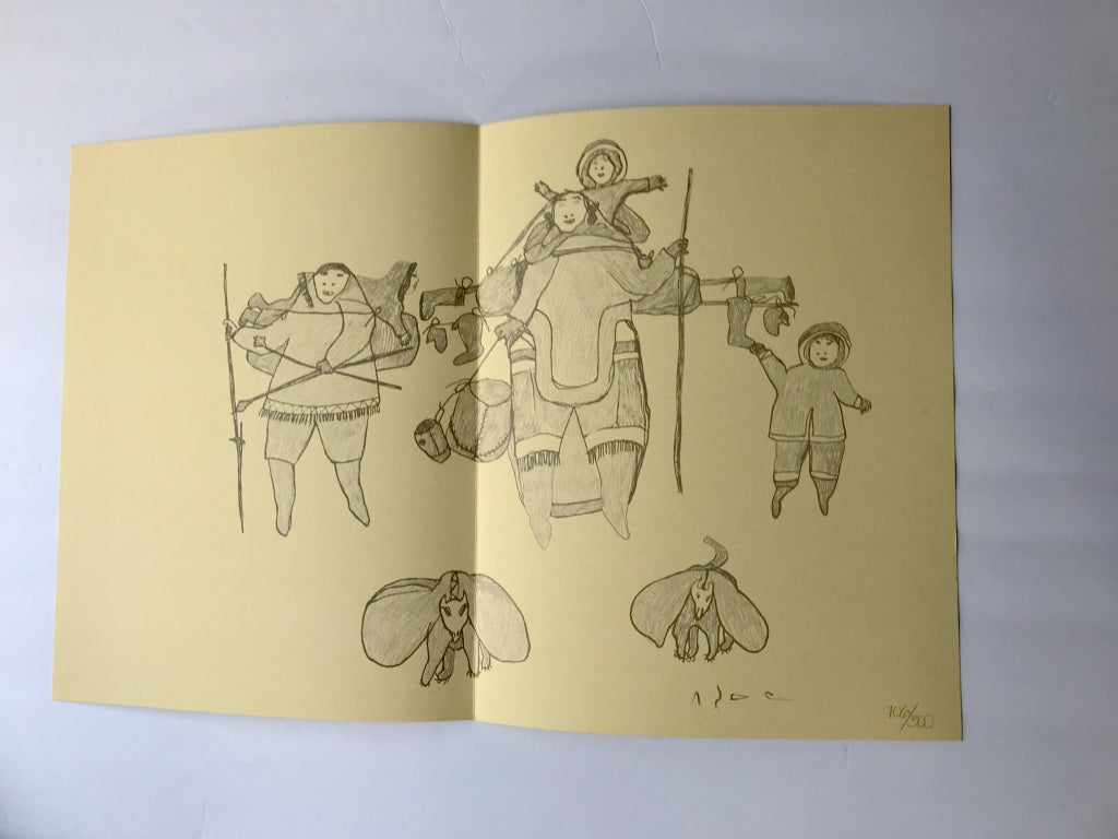 Pitseolak Ashoona Limited Edition prints by Renowned Inuit artist in a unique portfolio collection