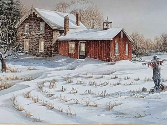 "Winter Garden," Trisha Romance Decorative Art Print