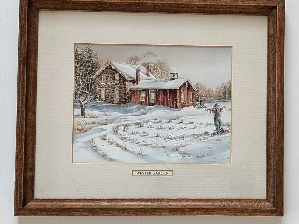 "Winter Garden," Trisha Romance Decorative Art Print