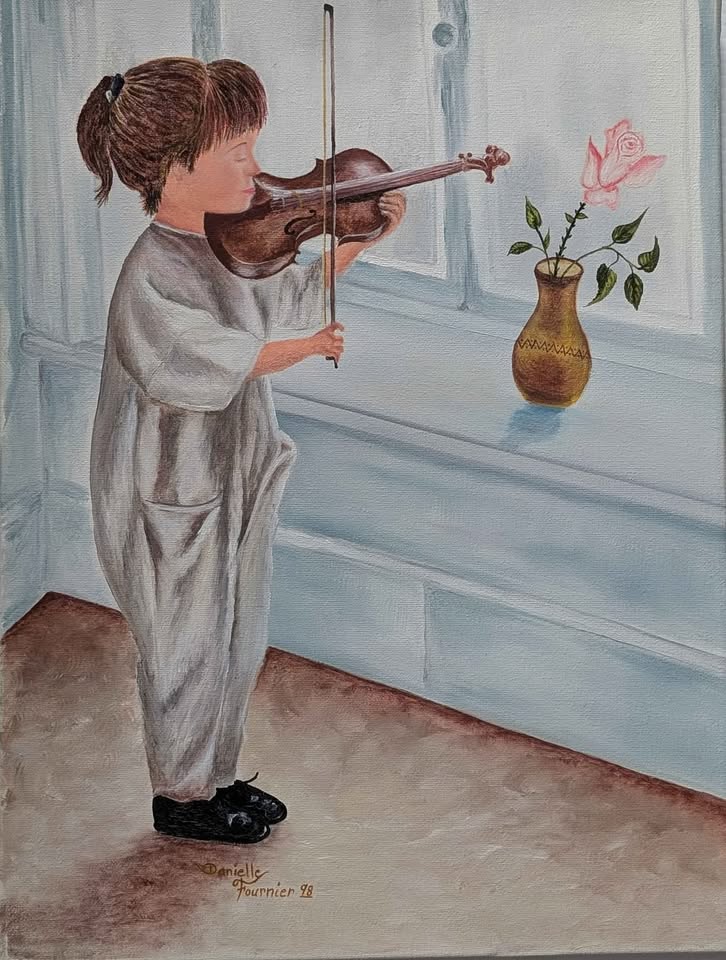 Oil on canvas, signed & dated Danielle Fournier 98