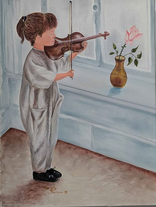 Oil on canvas, signed & dated Danielle Fournier 98