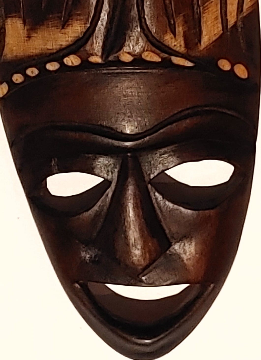 Tribal Wooden Mask 8.5"