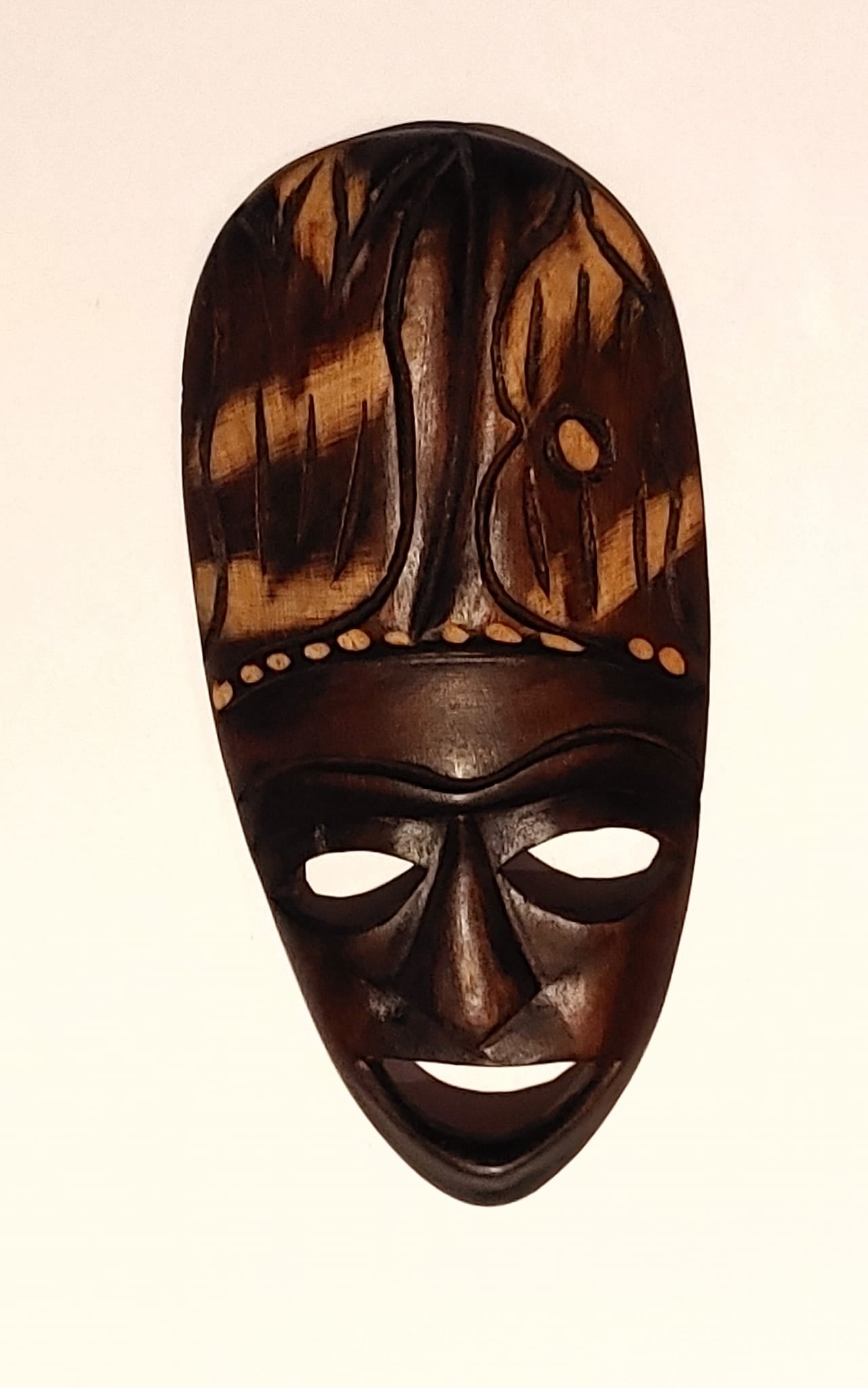 Tribal Wooden Mask 8.5"