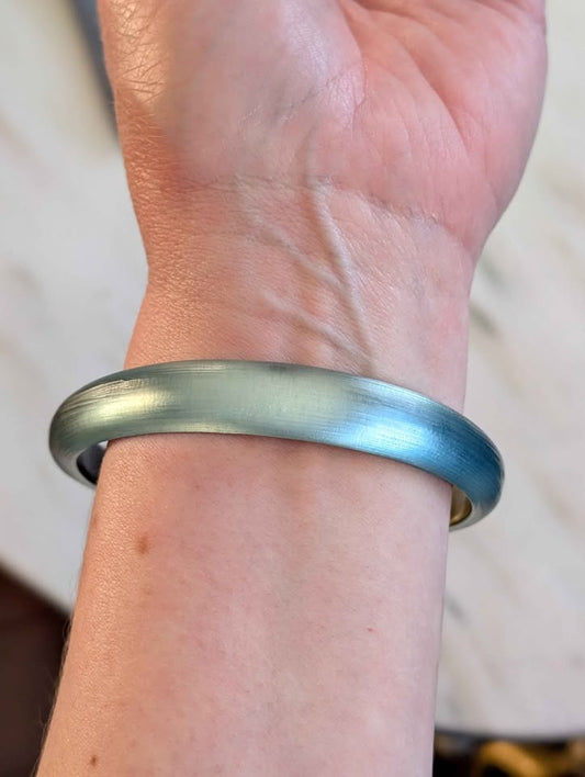 Vintage Alexis Bittar Blue Lucite Bangle