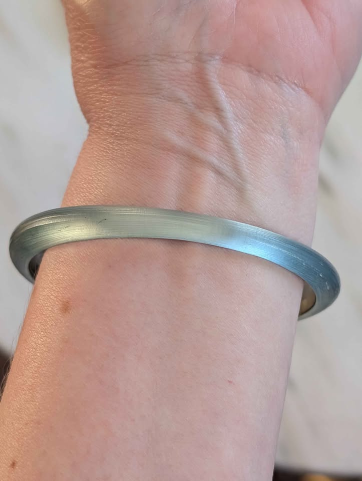 Vintage Alexis Bittar Blue Lucite Bangle