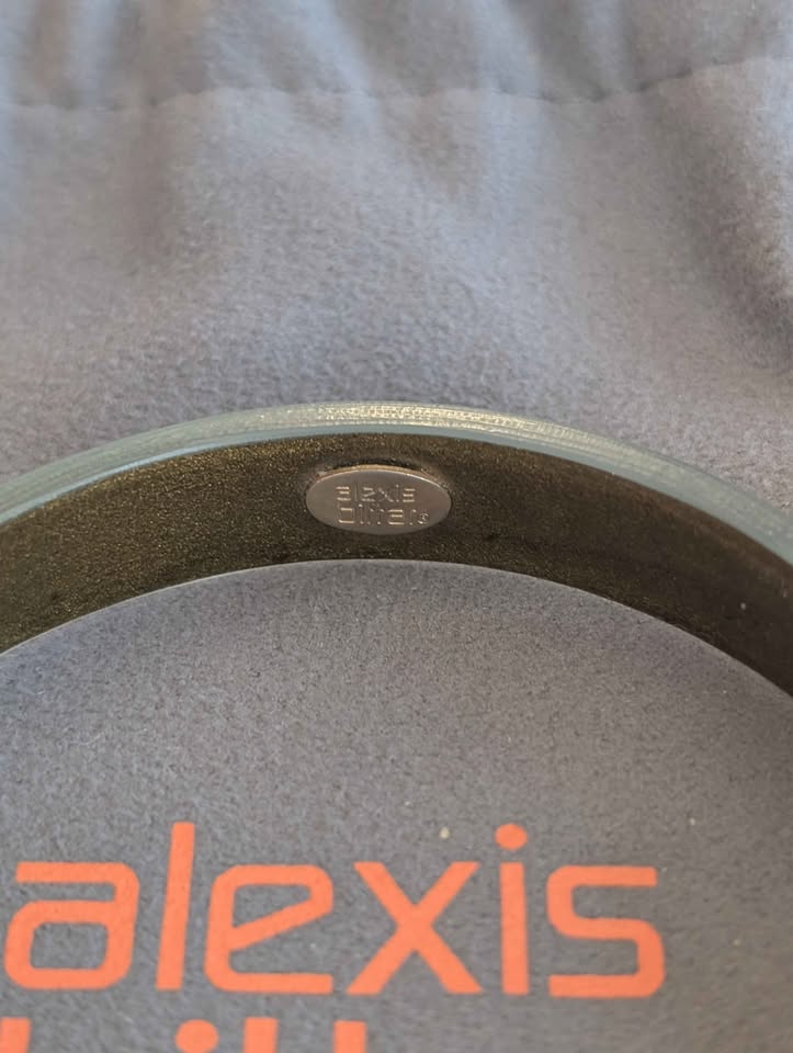 Vintage Alexis Bittar Blue Lucite Bangle